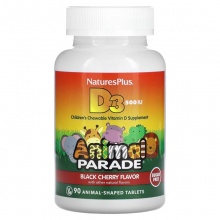  Natures Plus Source of Life Animal Parade Vitamin D3 90 